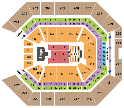 Golden 1 Center Seating Chart: Justin Timberlake