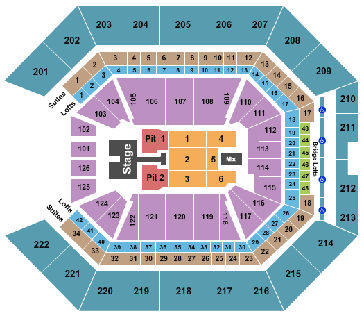 Golden 1 Center Seating Chart: Kelsea Ballerini