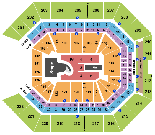 Golden 1 Center Seating Chart: Megan Moroney