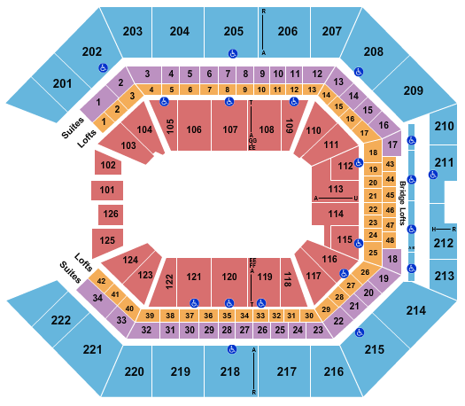 Golden 1 Center Seating Chart: Monster Jam 2