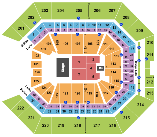 Golden 1 Center Seating Chart: Palomazo Norteno