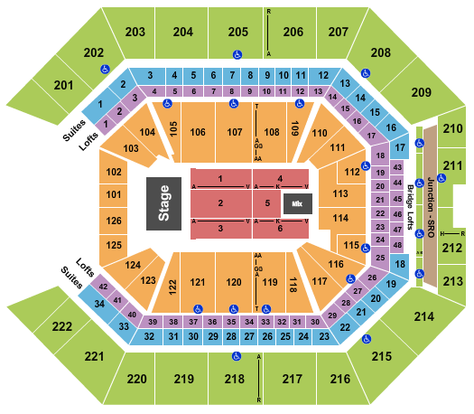 Golden 1 Center Seating Chart: Palomazo Norteno 2