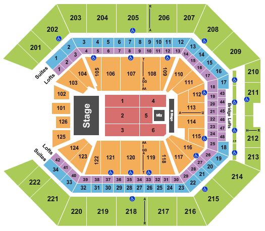 Golden 1 Center Seating Chart: Ricardo Arjona