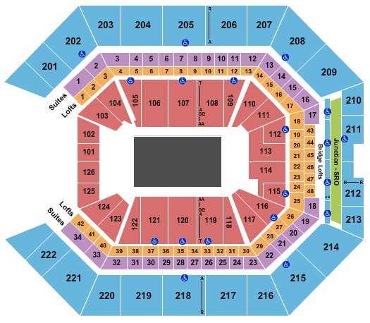 Golden 1 Center Seating Chart: Ringling Bros Circus