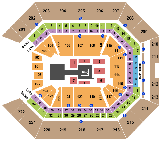 Amarillo Civic Center Seating Chart For Wwe
