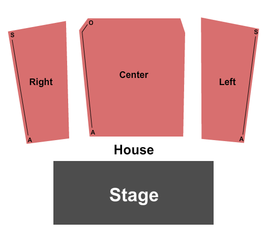 Golden Gate High School Auditorium Seating Chart: Endstage