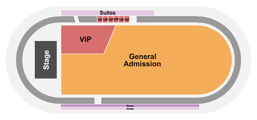 Golden Gate Park Seating Chart: Endstage GA/PIT/Suites