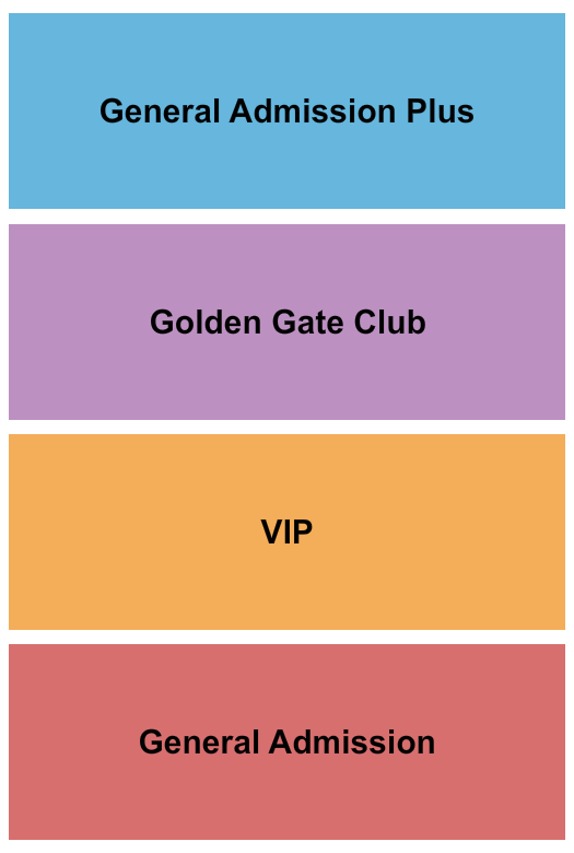 Golden Gate Park Seating Chart: Outside Lands