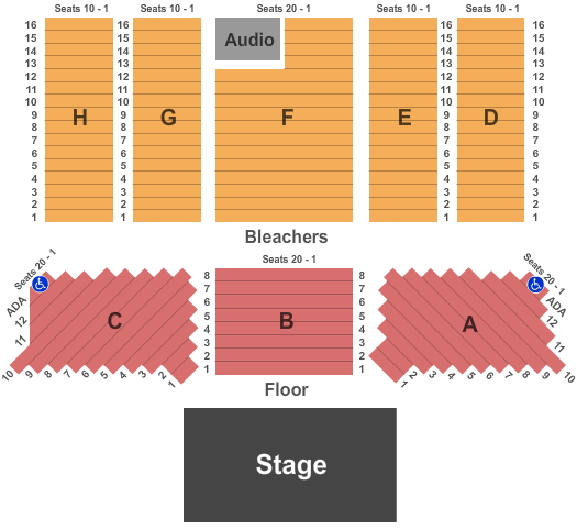 Firekeepers Casino Event Seating Chart