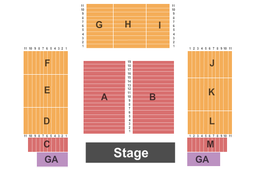 Lawrenceburg Event Center Seating Chart