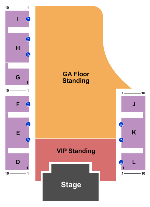 Golden Nugget Lake Charles Event Center Seating Chart