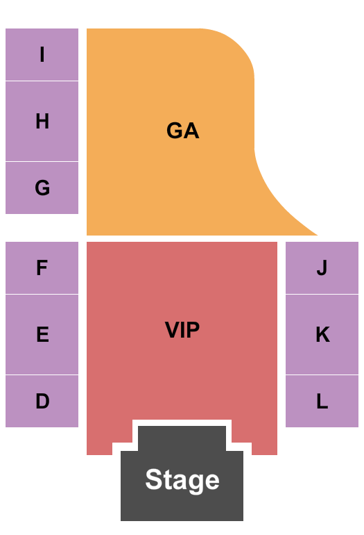 H20 Outdoor Concert at Golden Nugget Seating Chart