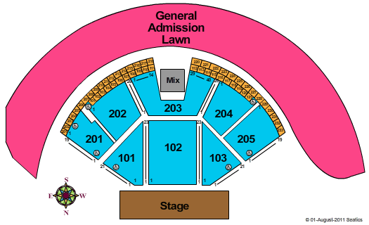 Gorge Amphitheater Seating Chart