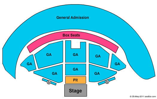 Gorge Amphitheatre Seating Chart
