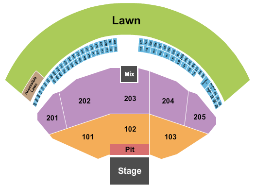 Gorge Amphitheatre Seating Chart: Neil Young