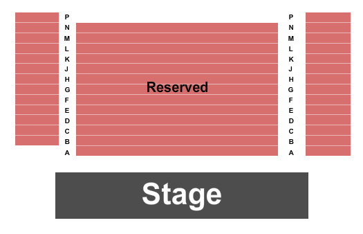 Gorton Center Seating Chart: Endstage