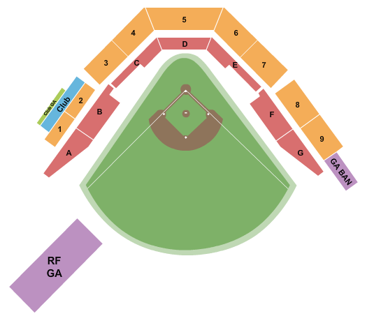 Goss Stadium At Coleman Field Seating Chart: Baseball