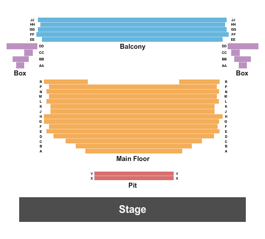 Gpac Grand Theatre Seating Chart: Endstage