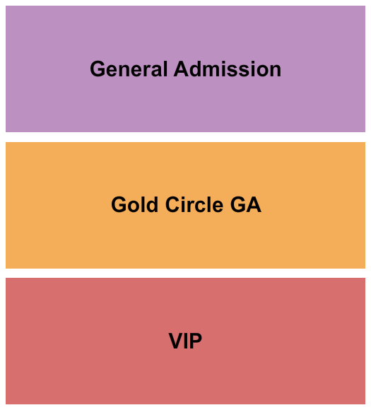 Grace World Outreach Church Seating Chart: VIP/Gold/GA