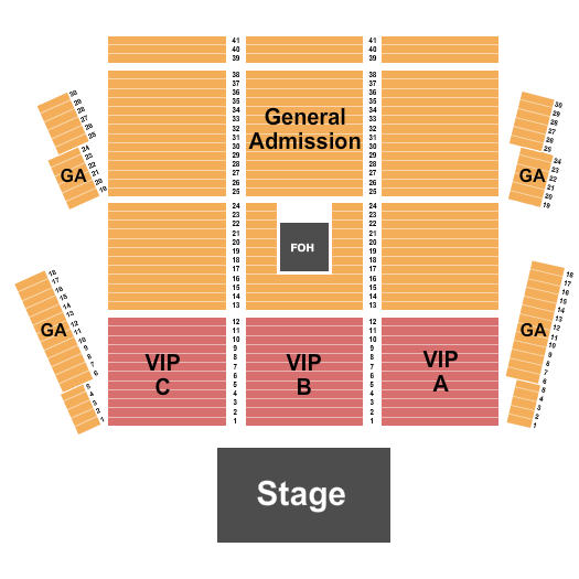 Grafton Building at Washington County Legacy Park Seating Chart: Endstage