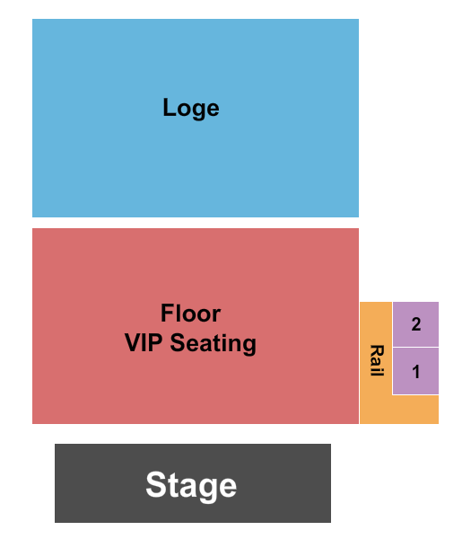 Gramercy Theatre Seating Chart: Endstage VIP Floor