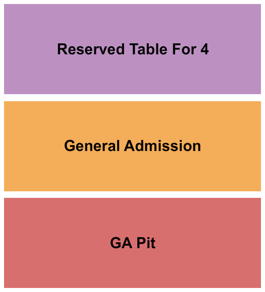 Granada - Lawrence Seating Chart: GA/Pit/Reserved