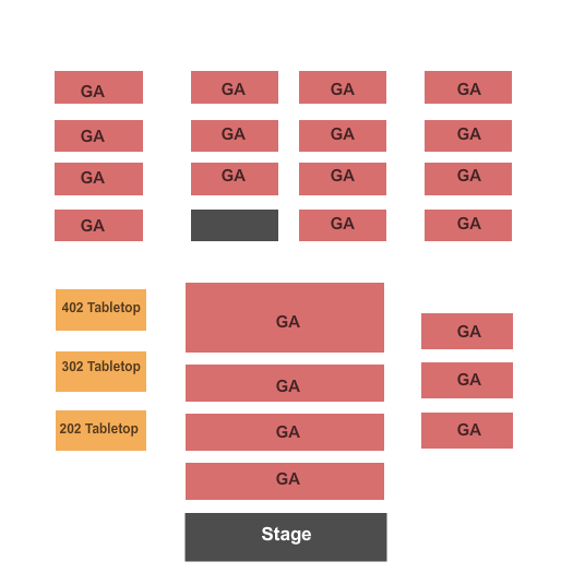 Granada Theater - Dallas Seating Chart: End Stage
