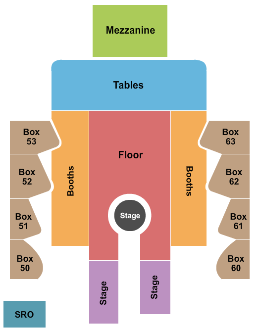 Grand Canal Shoppes at the Venetian Hotel Las Vegas Seating Chart: Atomic Saloon