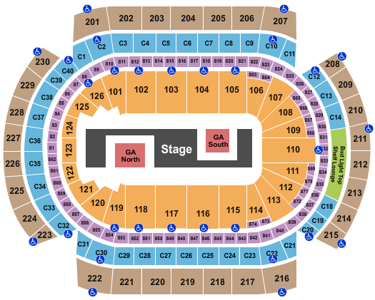 Grand Casino Arena Seating Chart: TWICE