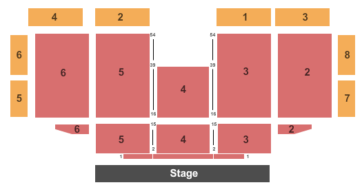 Grand Event Center Seating Chart