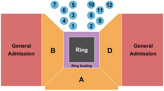 Grand Casino Hinckley Event Center Seating Chart: Grand Friday Night Fights