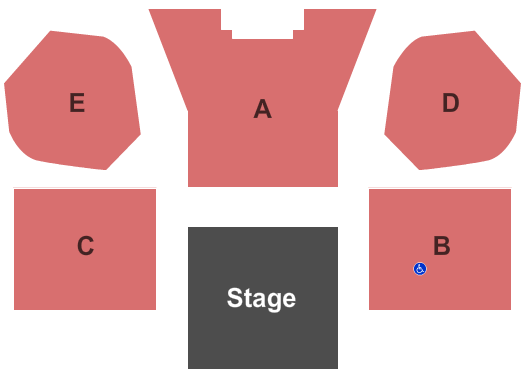 Grand Casino Mille Lacs Event Center Seating Chart: End Stage