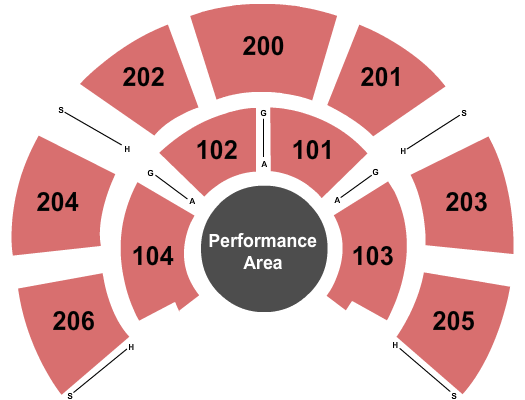 Amaluna Seating Chart