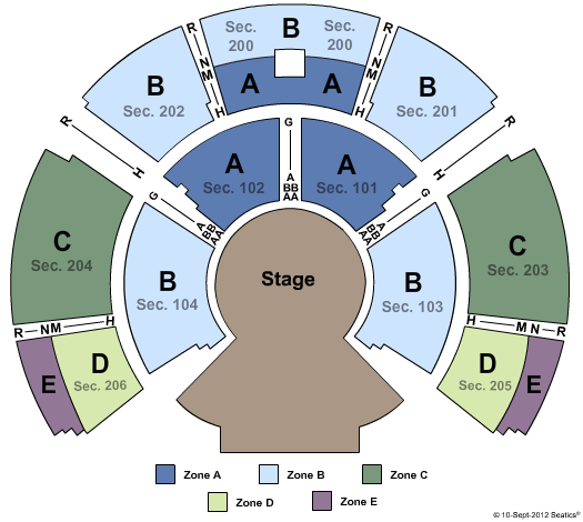 Grand Chapiteau At Concord Pacific Place Seating Chart