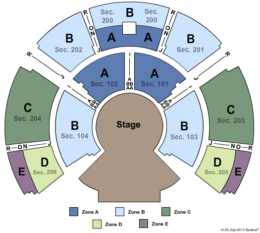 Grand Chapiteau at Tropicana Field Seating Chart