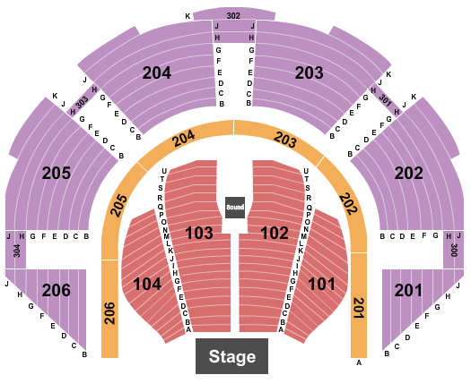 Grand Casino Hotel & Resort Seating Chart: End Stage