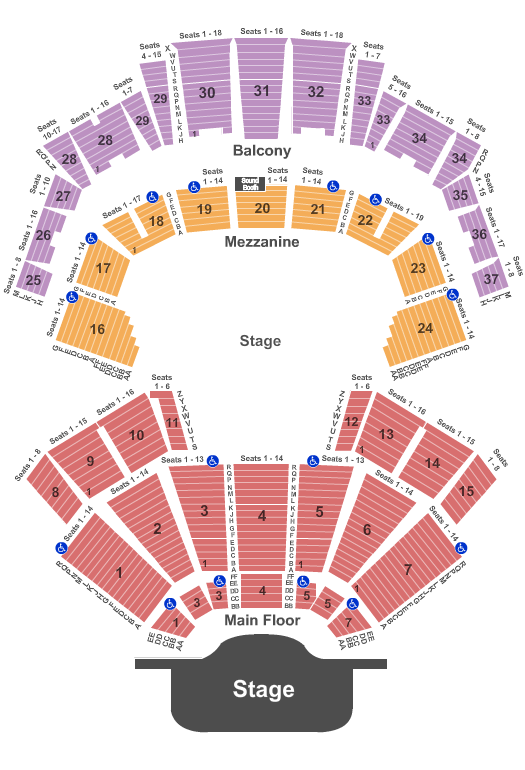 Grand Ole Opry Grand Ole Opry House Seating Chart