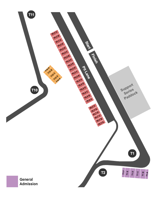 Grand Prix - St. Petersburg Seating Chart: Racing 2