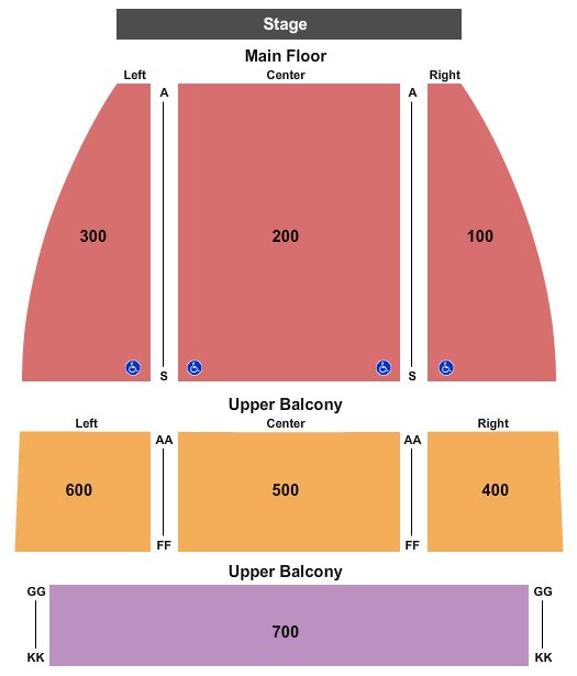 St Cecilia Music Center Seating Chart