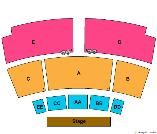 Grand Sierra Theatre Seating Chart