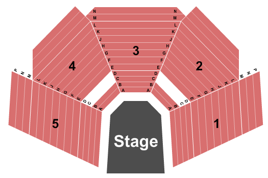 Grand Theater At The Ruth and Nathan Hale Theater Seating Chart: Endstage