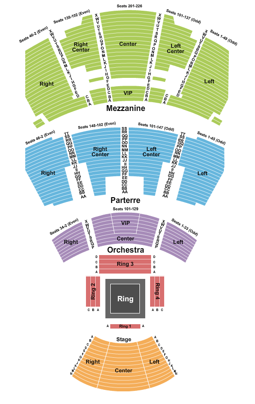 Premier Theater At Foxwoods Seating Chart: Boxing