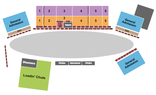 Grant County Fairgrounds - WA Seating Chart: Demo Derby