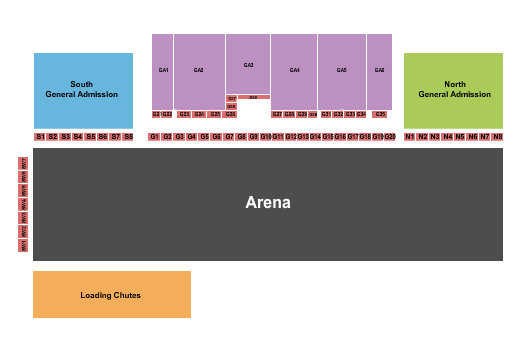 Grant County Fairgrounds - WA Seating Chart: Rodeo