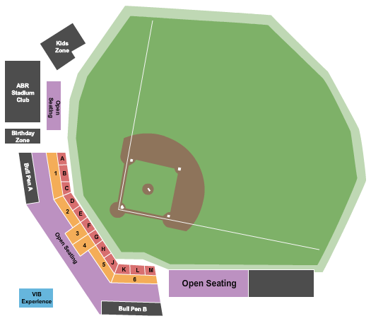 Grayson Stadium Seating Chart: Baseball