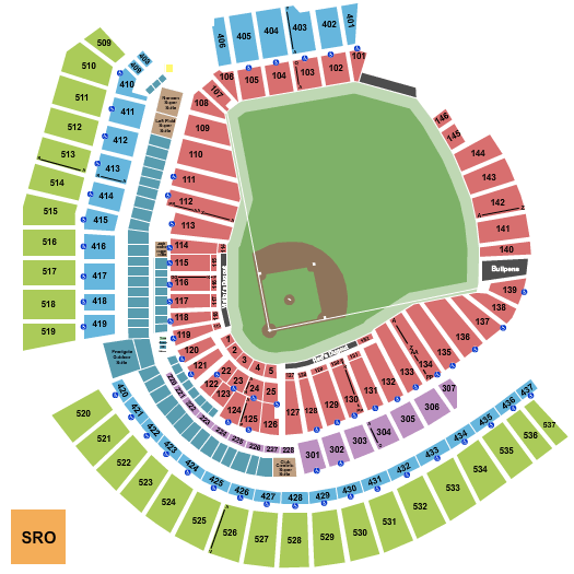 Cincinnati Reds Gabp Seating Chart