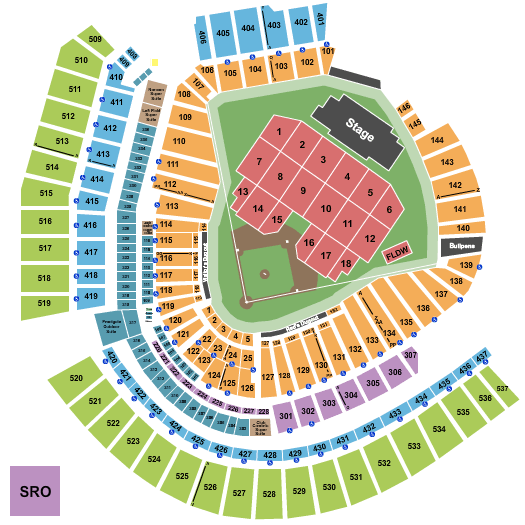 Billy Joel Dallas Seating Chart