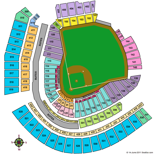 Great American Ball Park Seating Chart
