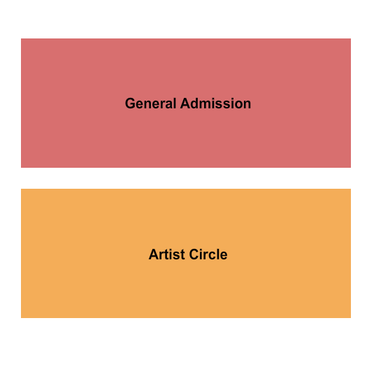 Great Bridge Baptist Church Seating Chart: GA & Artist Circle