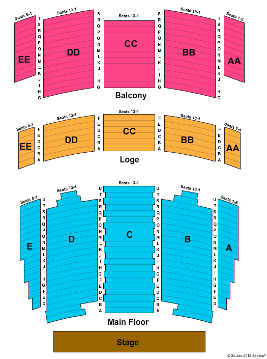 Great Falls Civic Center Seating Chart